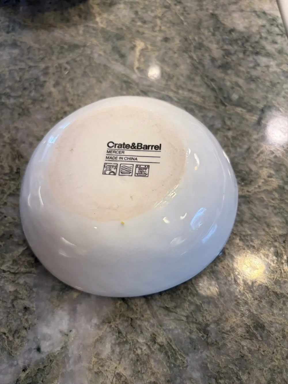 Crate&Barrel White Ceramic Small and tiny serving dishes